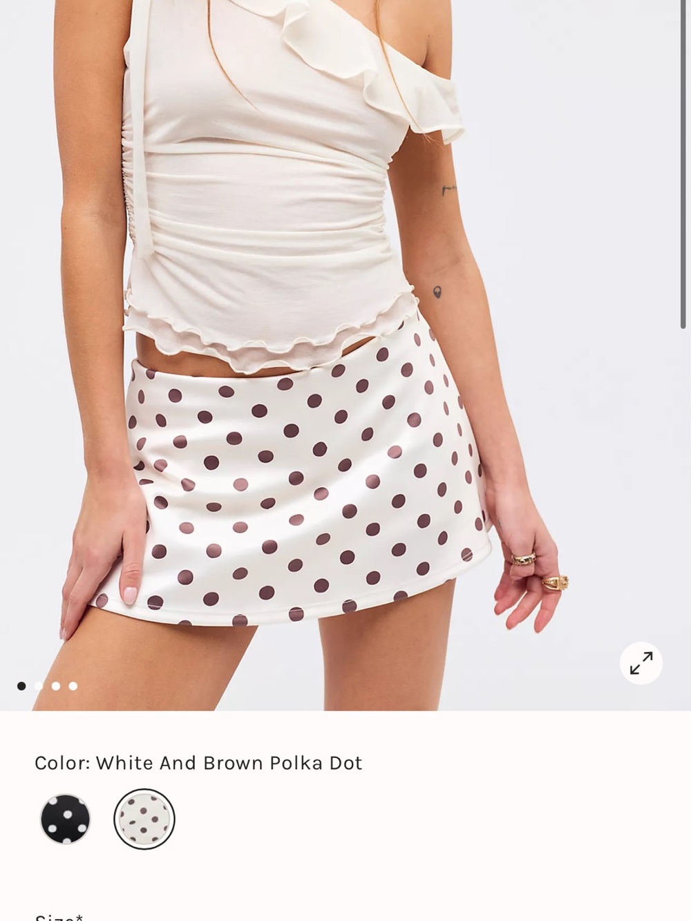 Free People Geel Aria Printed Skirt
